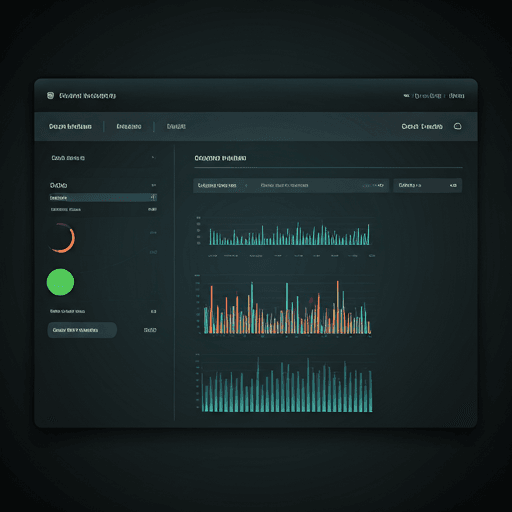 Web design dashboard with analytics and UX wireframes